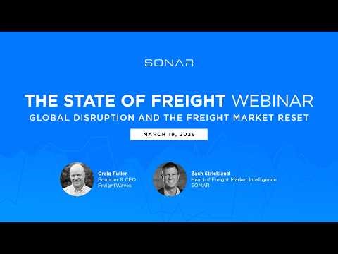 The State of Freight: Global Disruption and the Freight Market Reset