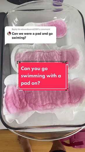 Swimming with a Pad: Is it Okay?