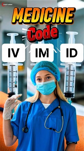 Arsh on Instagram: "IV IM ID Injection Meaning | Injection Kahan Lagta Hai? Injection par likha IV, IM, ID, SC ka matlab kya hota hai? Aur kaunsa injection kahan lagaya jata hai? 💉 Is short video me aap jaanoge: ✔️ IV (Intravenous) – vein me ✔️ IM (Intramuscular) – muscle me ✔️ ID (Intradermal) – skin ke neeche ✔️ SC (Subcutaneous) – skin aur muscle ke beech Ye knowledge medical, nursing students ke liye hi nahi, balki general awareness ke liye bhi bohot zaroori hai. 👉 Isliye injection ka naam