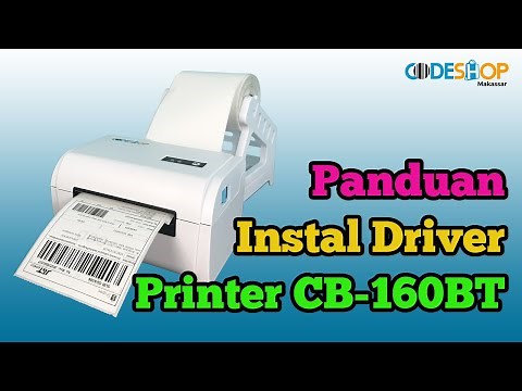 CARA INSTAL DRIVER PRINTER CODESHP CB160BT