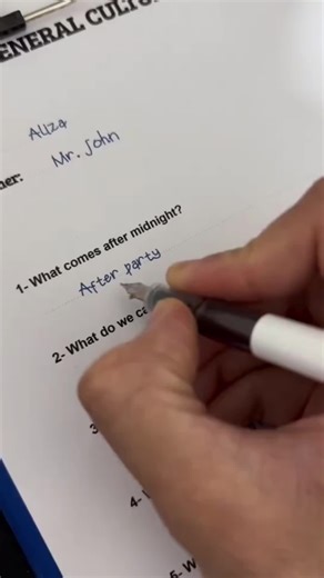 Aliza's Hilarious Test Answers: A Student's Struggle