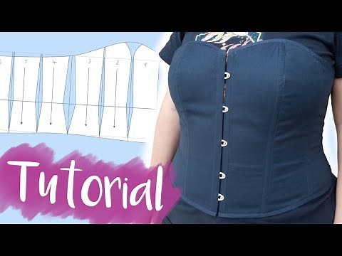 How to make a corset & draft the pattern yourself