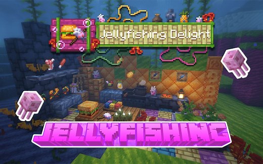在MC里做抓水母！还能做蟹黄包！——你一定没玩过的模组介绍