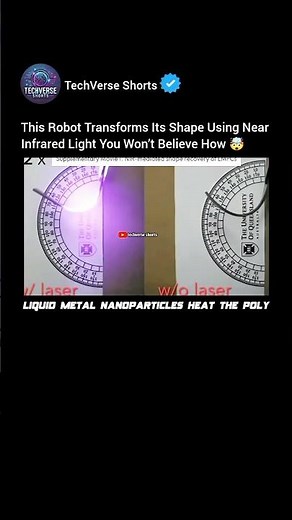 NIR Powered 3D Printed Robot That Changes Shape Instantly#engineering