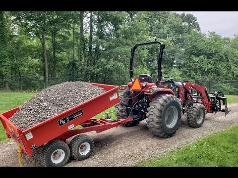 #173 Dump Trailer, Tractors, And Land Plane Make For a Nice Road!