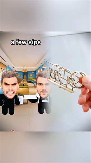 What did he do with the drink? 😨