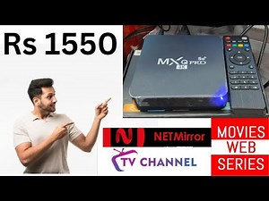 MXQ Pro 4K 5G 4gb Ram 32gb Rom Android 12 Smart TV Converter Box with TV Channels Movies Web Series