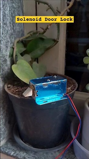 Solenoid Door Lock For Arduino Project #shorts #arduino #solenoid #diyprojects #science #sensor #diy