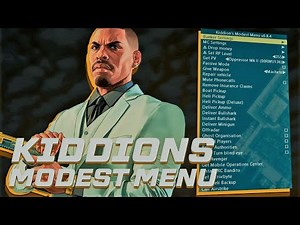 GTA 5 Kiddion's Modest Menu | UNDETECTED Money Drop + God Mode | FREE DOWNLOAD