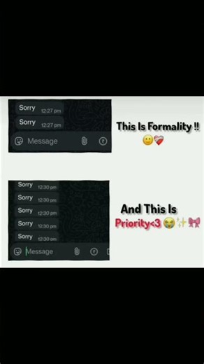 Formality vs Priority Status