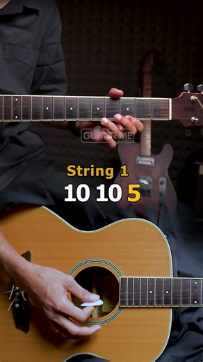1 String Shane Filan Beautiful In White Guitar Tutorial #guitartutorial #music #shorts #fyp