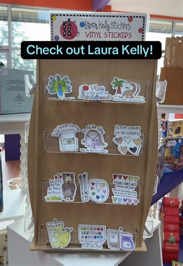 These stickers are perfect for your laptop, phone, etc! Check them out 🤗 #stickers #stickershop #stickertok #learningexpresstoys #fyp