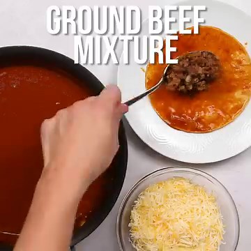 62K views · 566 reactions | Learn how to make the best, easy Ground Beef Enchiladas! This cheesy Mexican recipe is budget-friendly and incredibly delicious. GET THE RECIPE: https://www.yellowblissroad.com/ground-beef-enchiladas/ | Yellow Bliss Road | Facebook