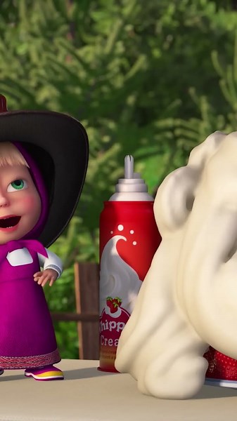 Masha's the Best Firefighter! 🧯🔥 #FirefighterOfTheDay #MashaAndTheBear #Shorts #cartoonforkids