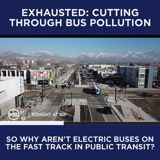 Is Utah's bad air situation leaving you exhausted? Cleaner air comes from cleaner exhaust. So why aren't electric buses on the fast track in public transit? Or are they? Where does UTA's reliance on diesel end and the road to cleaner buses begin? Exhausted: Cutting Through Bus Pollution tonight live and streaming on KSL 5 News at 10. Deanie Wimmer KSL #KSLTV #exhausted #kslwx #utwx #airquality | KSL 5 TV | Facebook