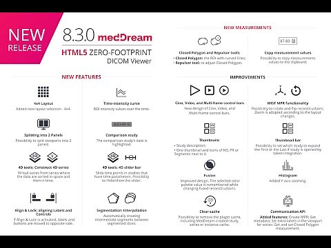 MedDream DICOM Viewer 8.3.0 version video tutorial
