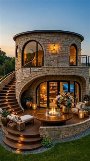 Insane Circular House Build Transformation #diy #dreamhome #renovation #interiordesign