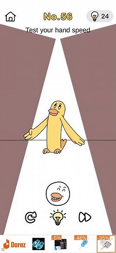 Brain out crazy find level 56 test your hand speed walkthrough with solution