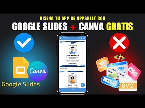 #appsheet Learn to Design Professional Interfaces with Google Slides and Canva | Step by Step