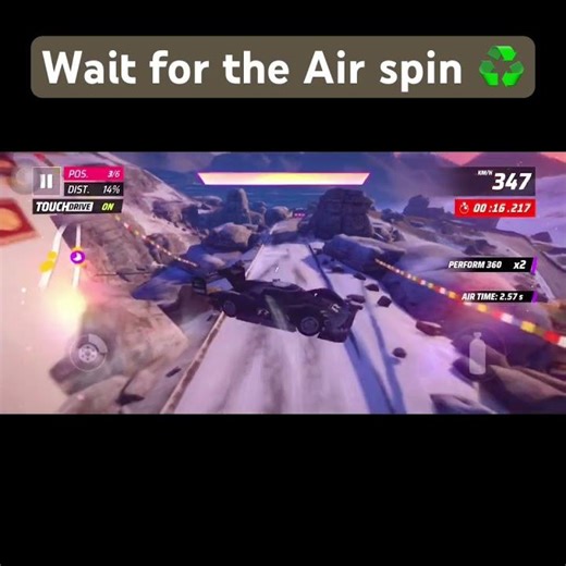 Insane Airtime + Knockdown 😲| #asphalt9 #asphaltlegendsunite #creator #short