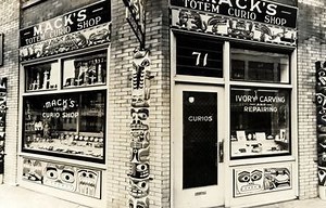 Curio shop postcard turns the corner on a curious puzzle