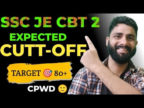 SSC JE CBT 2 EXAM DATE | SSC JE CBT 2 EXPECTED CUTOFF 2025 | TARGET 🎯 80+ QUESTIONS | AARIF SHEIKH