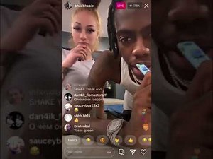BHAD BHABIE & YUNG BANS GETS FREAKY ON IG LIVE FLIRTING DATING