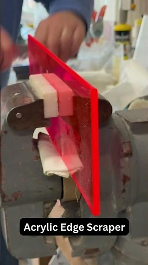 Acrylic Edge Scraper: Perfectly Smooth Edges Every Time!