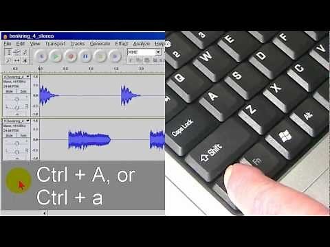 Audacity Mix and Render - Quick Mix - How To - Full Version