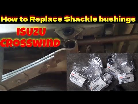 How to replace Shackle bushings