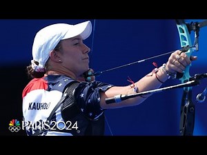 World No. 1 Casey Kaufhold stunned in Round of 32 of archery tourney | Paris Olympics | NBC Sports