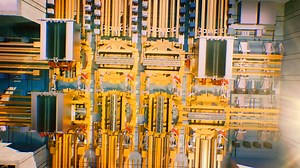 This elevator can move up, down, and sideways