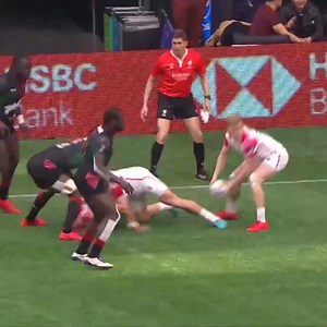 Absolute rugby royalty, Dan Norton 👑 The England Rugby speedster brings his record-breaking tally to 358 all-time tries! 🙌 #HSBC7s | #Canada7s | World Rugby Sevens