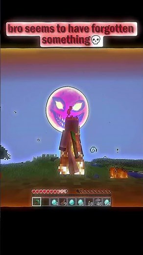 bro seems to have FORGOTTEN something💀 #minecraft #shorts #creepypasta