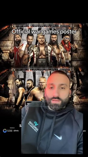 The official war games poster revealed #wwe #wrestling #prowrestling #wweuniverse #survivorseries #wargames | Vinny Pagz