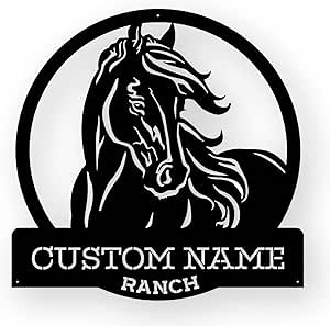 Personalized Metal Farm Sign, Animals, Custom Farm Metal Sign, Outside Barn,Country House Ranch