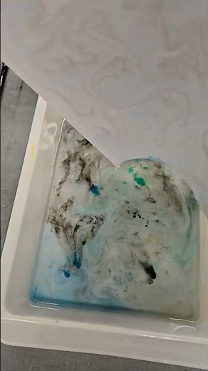 Wait Till You See This Ink Magic! | Suminagashi Marbling Technique | Unique Patterns #suminagashi