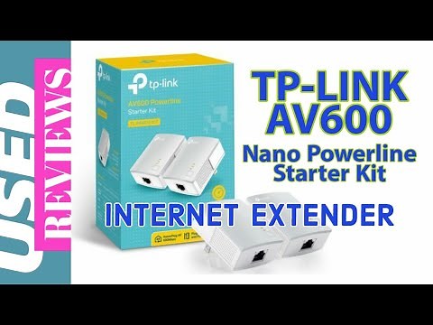 TP-Link AV600 Internet Range Extenders Nano Powerline Starter Kit