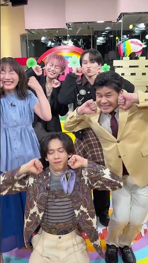 TOKYO MX「5時に夢中！」MCの #垣花正 さん #大島由香里 さんと #むちゅむちゅ😍 #超特急_ガチ夢中！#超特急