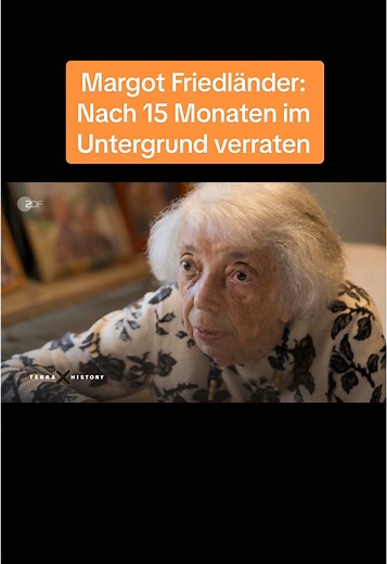 Margot Friedländer: Erinnerung an den Holocaust