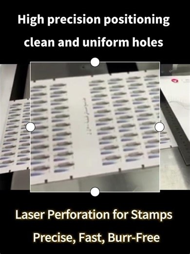 Laser Perforation for Stamp Applications