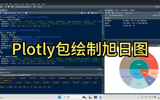 R语言绘制旭日图
