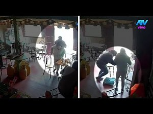 Feroz asalto en restaurante de Oxapampa hace que las víctimas griten aterrorizadas