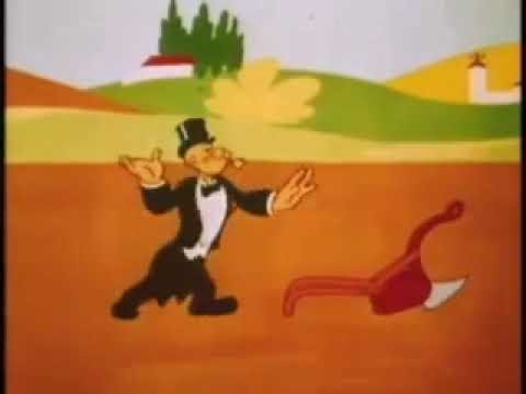 Classic popeye for president anination