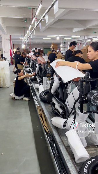 Electric Bike Packing and Shipping at Factory | OUXI