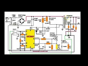 Make this Universal UC3843 Flyback SMPS Circuit: Fully Customizable