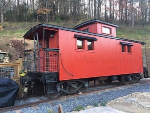 Sleep in a Caboose