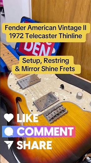 Fender American Vintage II Full Guitar Setup | Restring, Intonation, Truss Rod & Fret Polish