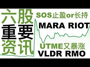 第124期「幂笈投资」三股潜在风险解析 | 这个股果然暴跌了 | 暴涨后的TA们如何处理？| 三股催化剂鸡血| 比特币股潜在利好 | RMO, SOS, UTME, MARA, RIOT, VLDR