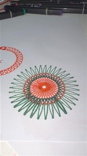 This Shape Looks Like a Crystal Flower 💎🌸 #FlowerArt #Spirograph #Creative